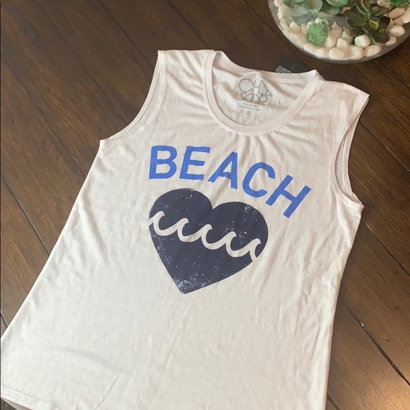 Chaser Tops - Chaser Beach Tank Top size Small